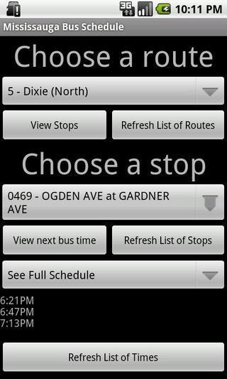 Mississauga Bus Schedule截图3