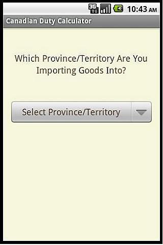Canadian Duty Calculator截图7