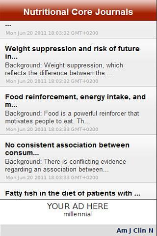 Nutritional Core Journals截图1