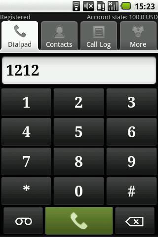 Deltathree VOIP 拨号器截图2