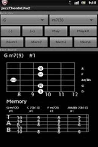 爵士乐吉他和弦截图2