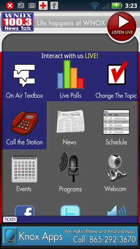 WNOX - News Talk 100.3 FM截图1