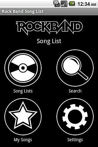 RockBand歌曲名单截图1