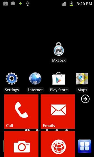 Windroid transparent MX theme截图2