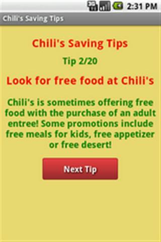 Chili's优惠券&省钱秘诀截图4