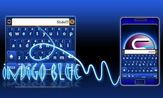 SlideIT Indigo Blue skin截图2