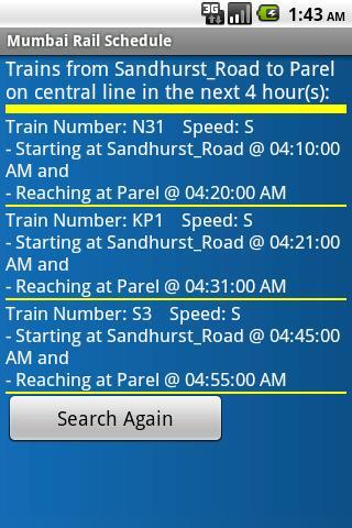 Mumbai Rail Schedule截图1