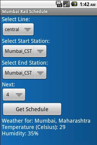 Mumbai Rail Schedule截图2