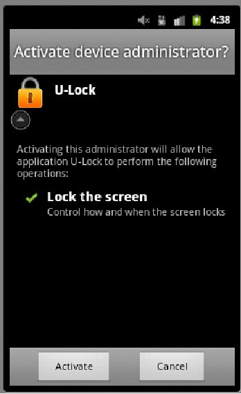 ULock锁屏解锁截图1
