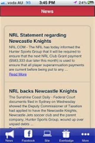 Newcastle Knights Victory 2013截图1