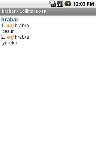 迷你柯林斯字典:克罗地亚语土耳其语截图1