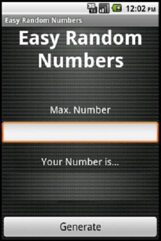 Easy Random Numbers截图2