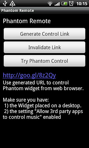 Web Remote for Phantom Music截图1