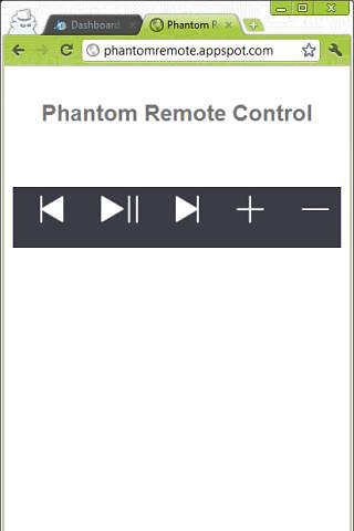 Web Remote for Phantom Music截图2