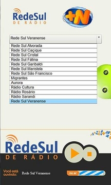 Rádios Mais Nova Rede Sul截图
