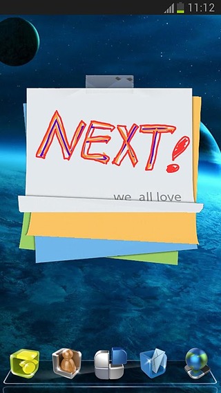 Next Launcher 3D Note Widget截图1