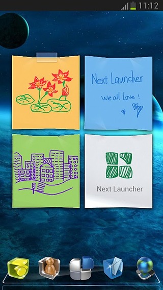 Next Launcher 3D Note Widget截图5