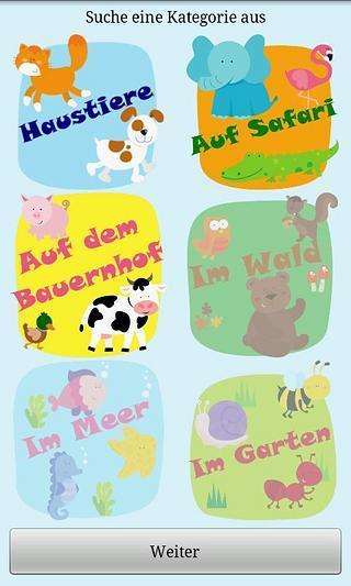 Kinder erste Worte: Tiere (gratis)截图1