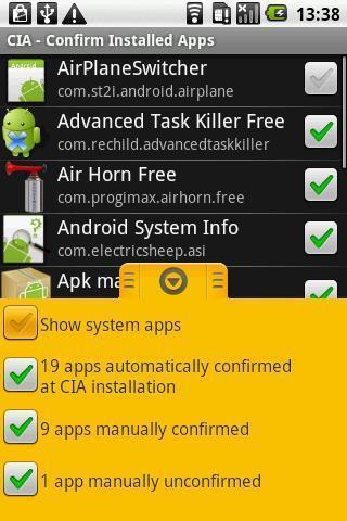 CIA - Confirm Installed Apps截图3