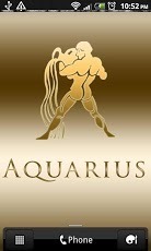 Aquarius Zodiac Gold WP截图2