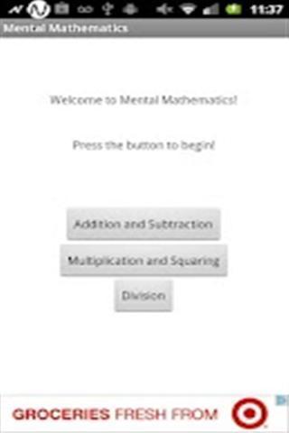 Mental Mathematics Free截图1