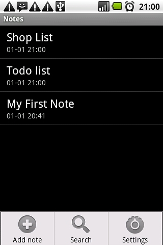 Notes NotePad ToDo List截图2