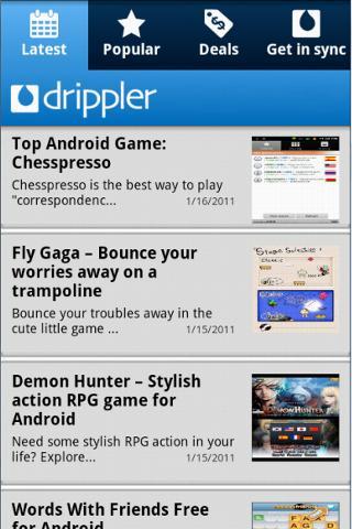 Drippler Samsung Galaxy W截图2