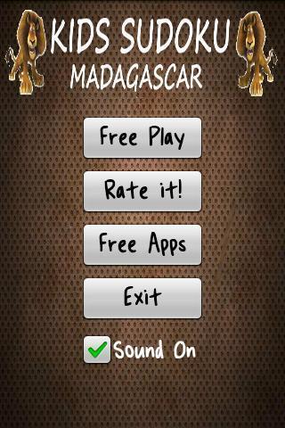 Kids Sudoku Madagascar截图2