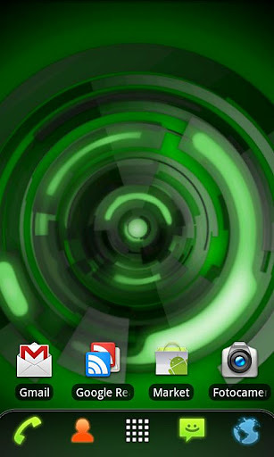 RLW Theme Black Green Tech截图1