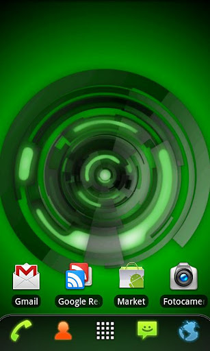 RLW Theme Black Green Tech截图3