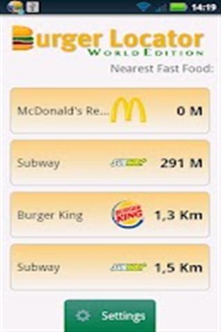 Burger Locator World Edition截图2