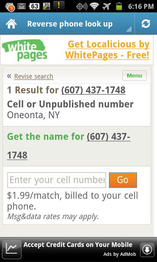 Reverse Phone Lookup截图2