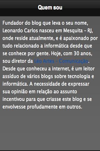 Blog do Leo截图3