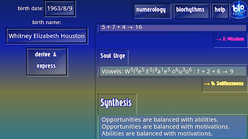 Bio Numerology截图3