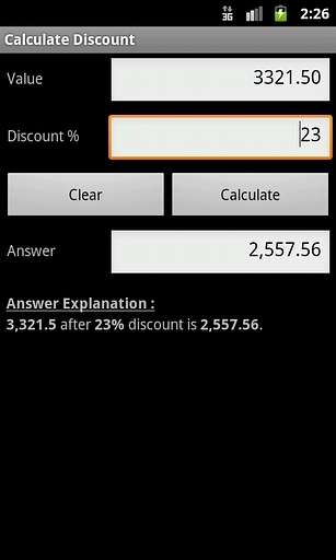 Percent Calculator +截图1