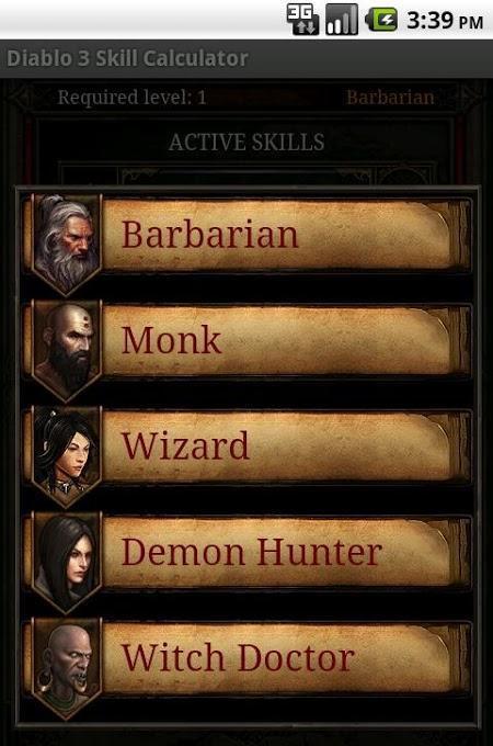 Diablo 3 Skill Calculator Free截图2