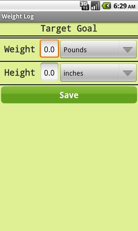 Weight Log截图1