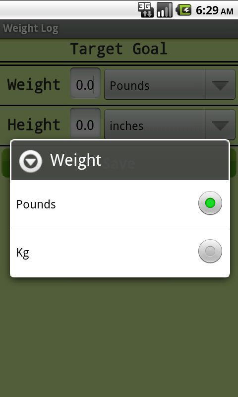 Weight Log截图2