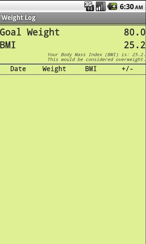 Weight Log截图3