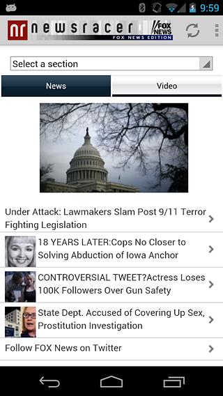 NewsRacer - Fox News FREE截图1