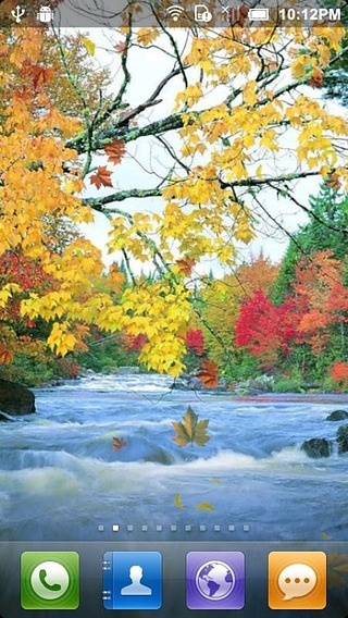 Autumn Maple Leaves Falling 3D截图1