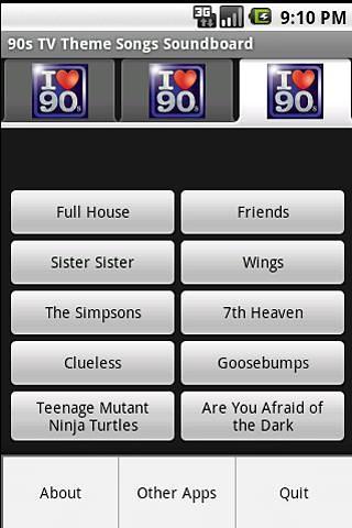 90s TV Theme Songs Free截图2