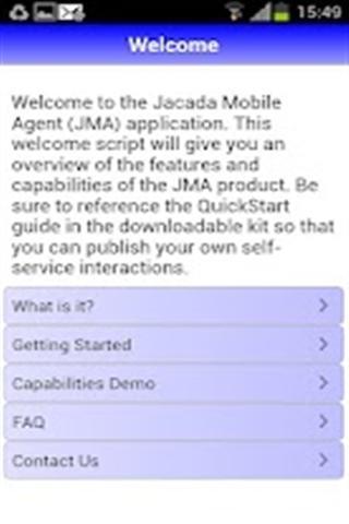 Jacada Mobile Agent截图2