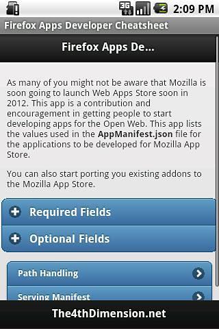 Firefox Apps Dev Cheatsheet截图3