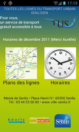 Horaires des TUS (Senlis)截图2