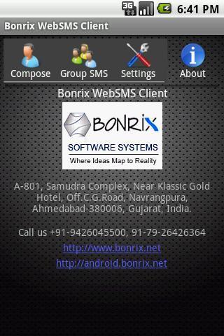 Bonrix WebSMS Client截图6