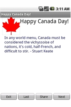 Happy Canada Day!截图