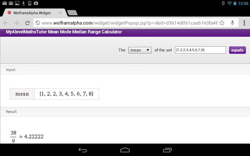 Mean Mode Median Calculator截图1