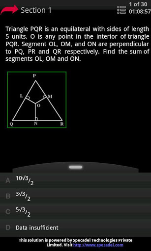 Byju&#39;s Mock CAT Test1截图1