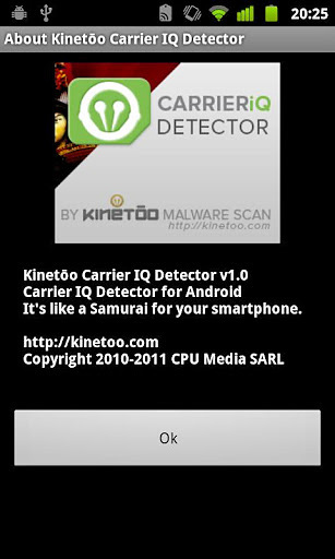 Kinetoo Carrier IQ Detecto截图2